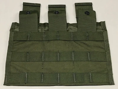 SPECIALTY DEFENSE SYSTEMS SDS MOLLE Olive Drab .223 / 5.56 Triple Magazine Pouch Made in Vietnam