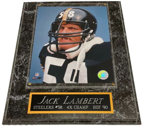 Jack Lambert NFL Plaques