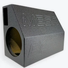 Universal Single Regular Cab Subwoofer Box 1x8” Ford Gm Bolero Style Mini D-SIDE