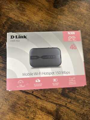 NEU OVP D-Link Mobile Wi-Fi Hotspot 150 Mbps LTE DWR-932 WLAN Router 4G 