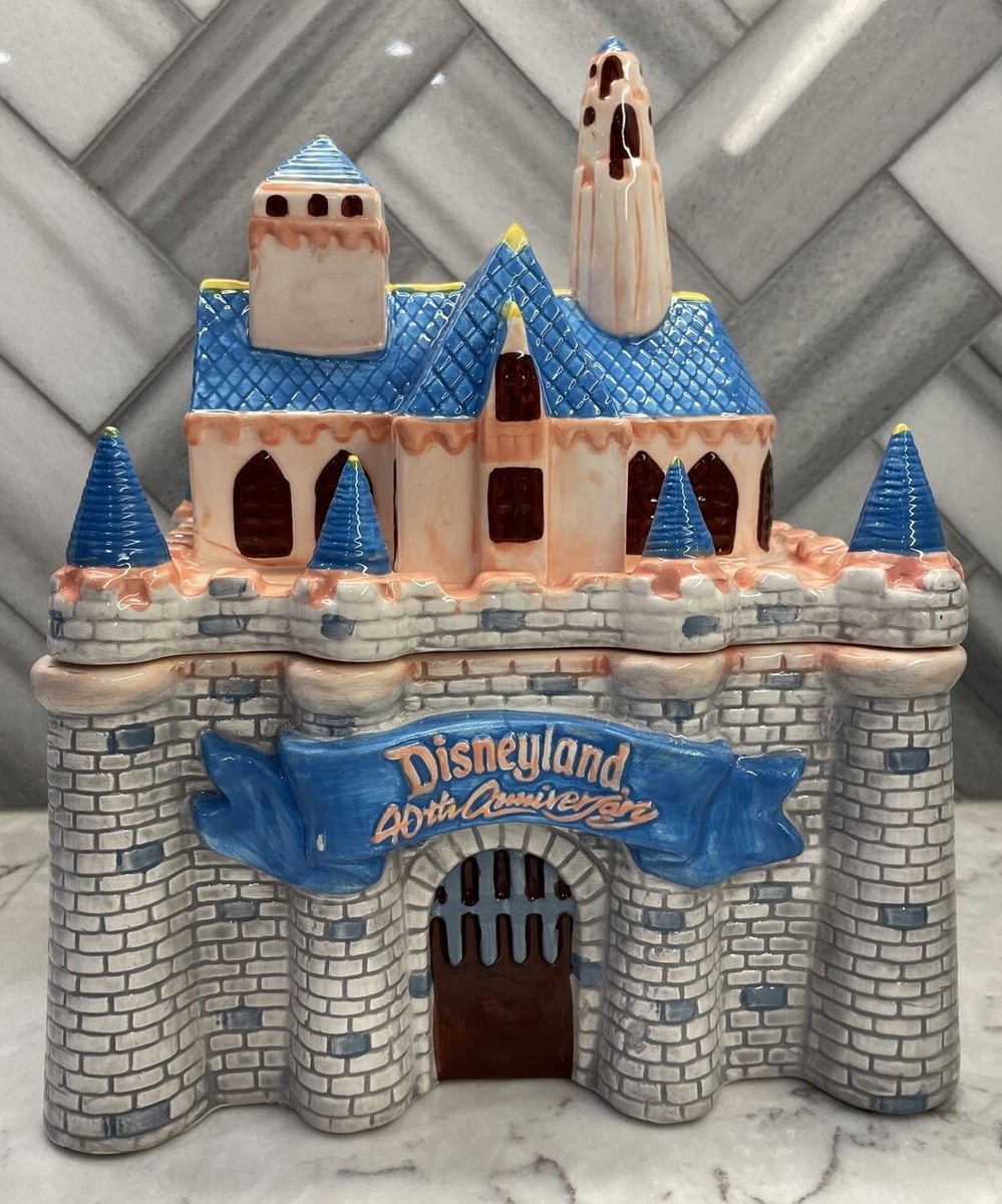 Disneyland 40th Anniversary Sleeping Beauty Castle Cookie Jar