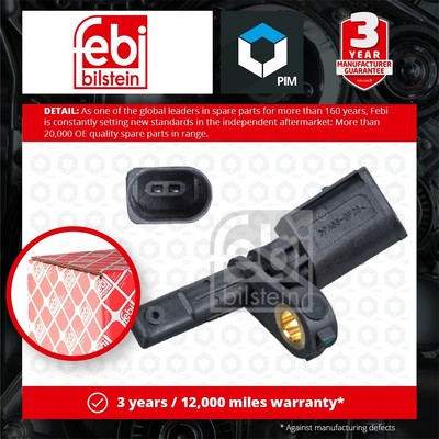 ABS Sensor fits MAN Front Right Wheel Speed WHT003856 65271200002 Febi Quality