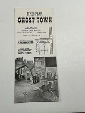 Vintage Travel Brochure Pikes Peak Ghost Town Colorado Springs CO 