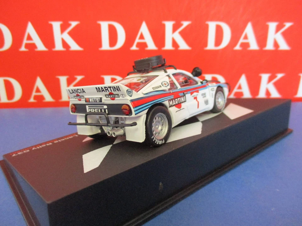 Die cast 1/43 Modellino Auto Lancia 037 Rally Safari 1984 M. Alen - Immagine 3 di 4