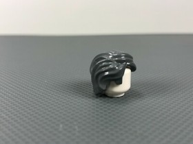 LEGO Dark Bluish Gray MINIFIGURE HAIR Male Short Swept Back Tousled (x1)