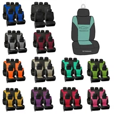 Car Seat Covers Premium 3D Air Mesh Front Universal fit w/ Air Freshener
