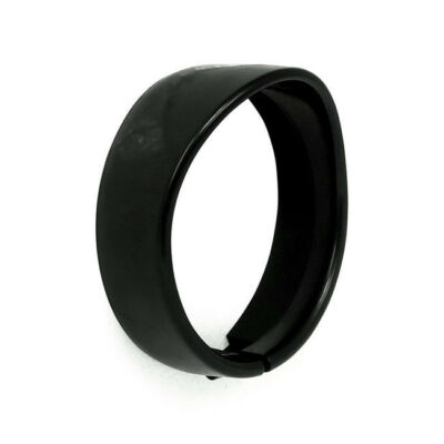 Lampenring Visor Style Schwarz für Harley-Davidson Softail, Dyna, XL 94-17