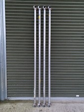 4 x Genuine 2.5m Boss Youngman Horizontal Saffold Tower Poles Braces Incs. Vat