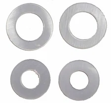 (4) Holley Needle & Seat Gaskets Reusable Nylon / Plastic Carburetor Carb A127