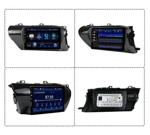 6G+128GB For Toyota Hilux 2015-2022 Android 14 Carplay GPS Car Stereo Radio Navi - Picture 3 of 24