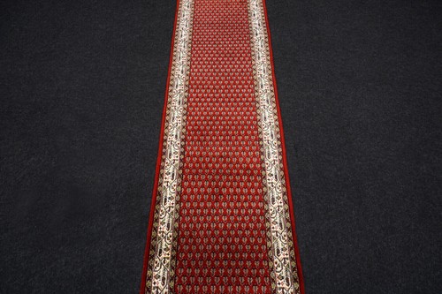 Orient Teppich Sarough 270 x 70 cm Sarugh Mir Läufer Rot Sarouk Handgeknüpft Rug - Bild 3 von 12