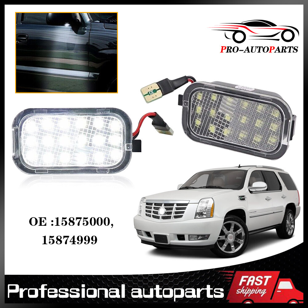 ✨LED Side Mirror Puddle Light Assembly for 2007-2014 Cadillac