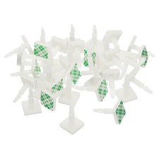40Pcs Sticky PCB Spacer 0.5" Supporting Height Adhesive Standoffs White