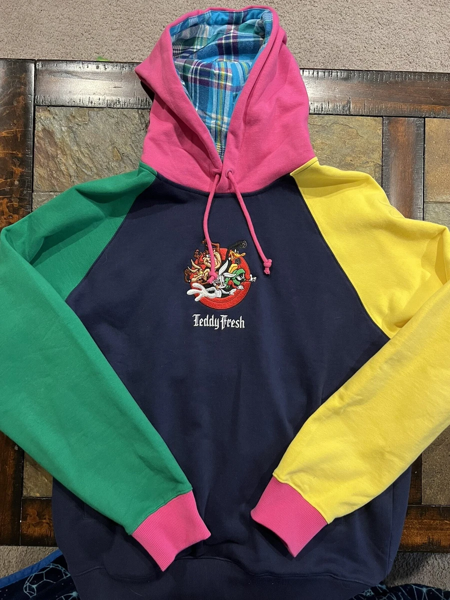 Teddy fresh top block hoodie