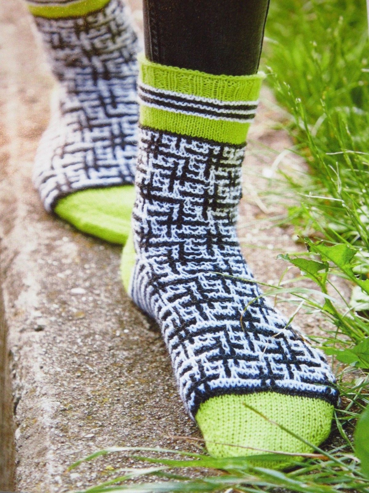 Thumbnail - Topp Socken Einfach Gestrickt To Go Socken Stricken Für Die Handtasche