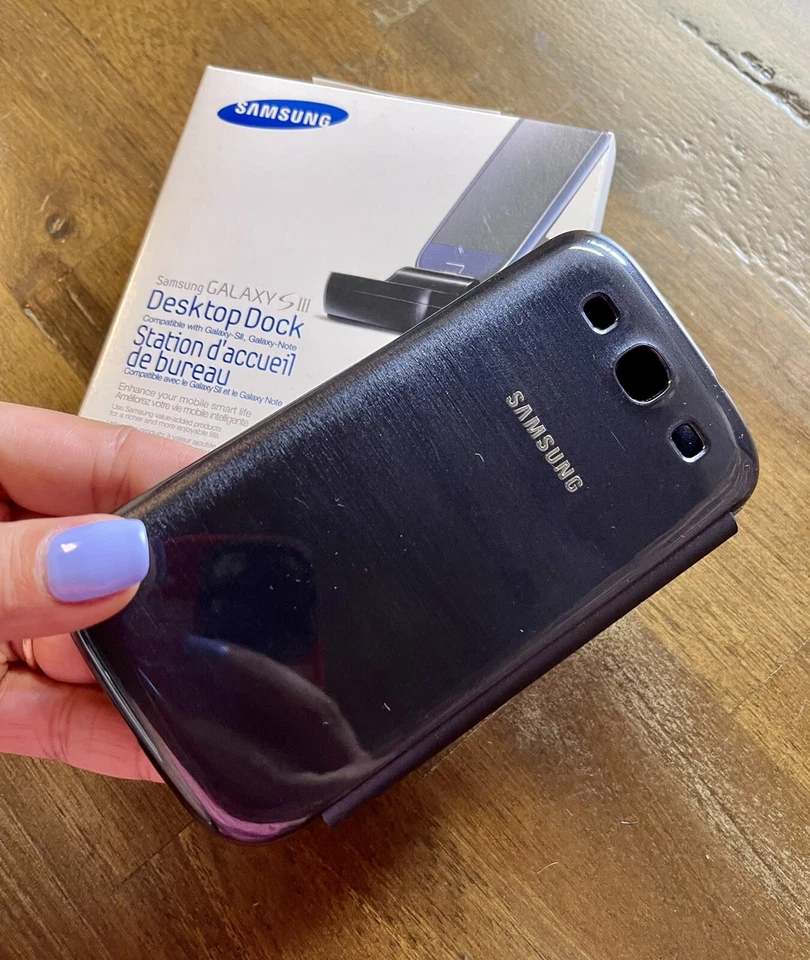 Base de escritorio Samsung Galaxy S III compatible con Galaxy-S II, Galaxy-Note + funda Foto 4 de 4