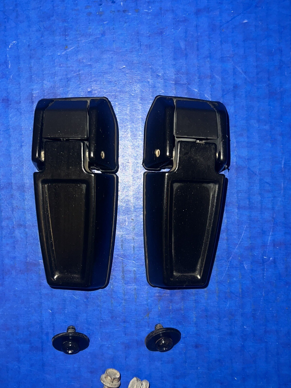 2006-2010 Jeep Commander Rear Window Lift Gate Glass Hinge Set OEM Black SUV