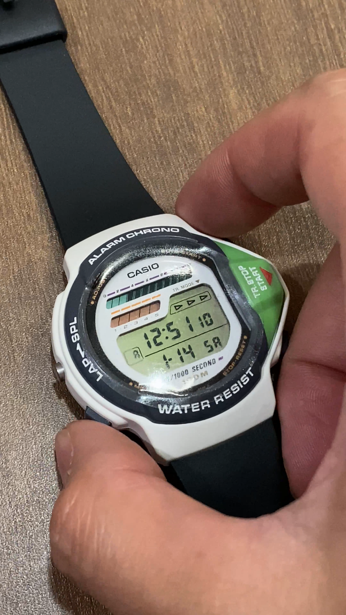 CASIO SKX-1000 Chronograph 1/1000 sec 1992 Rare Vintage CASIO SKX-1000 Chronograph 1/1000 sec 1992 Rare Vintage