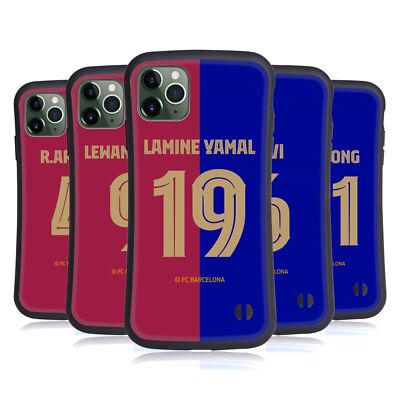 FC BARCELONA 2024/25 SPIELER HOME KIT HYBRID HUELLE FÜR APPLE iPHONES  HANDYS