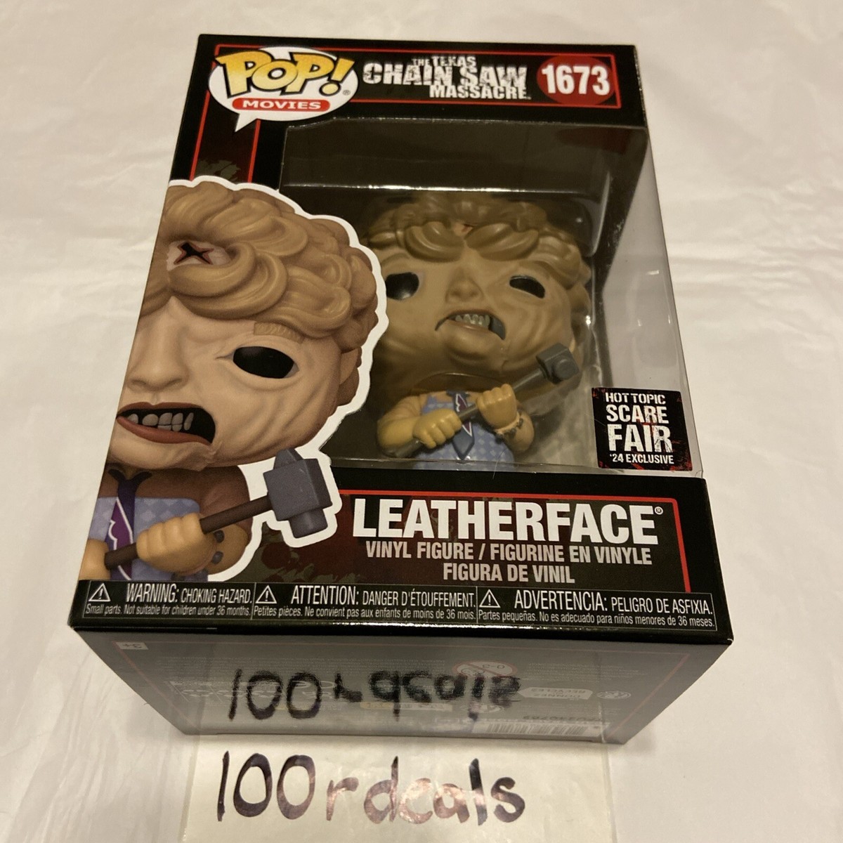 Funko Pop Leatherface #1673 Texas Chainsaw Massacre SCARE