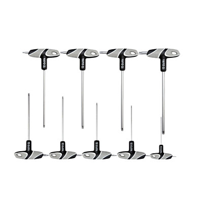 Yato T-Handle Torx Key Set CrV 6150 9-Piece YT-05615