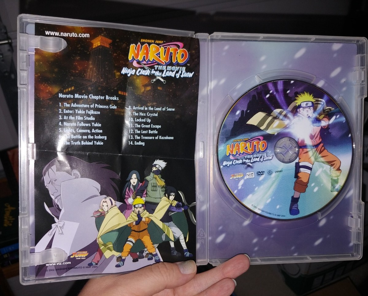 Naruto the Movie: Ninja Clash in the Land of Snow DVD 2004 Viz