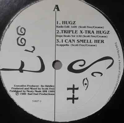 Scott Free Hugz N Kizn Vinyl Single 12inch NEAR MINT Triple X Records