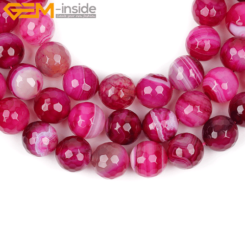 Naturstein gestreift Sardonyx Achat Perlen für Schmuckherstellung 15 Zoll facettiert 4-14 mm - Bild 42 von 86