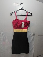 Sleeveless Mini Dress Polyester/spandex Size M