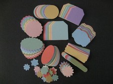 120pc SUBTLES COLLECTION STAMPIN UP CARDSTOCK PUNCH TAGS UPDATED COLORS B