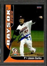 2013 Choice #9 Jason Gurka Bowie Baysox Baseball Signed Autograph (R38) TPD34