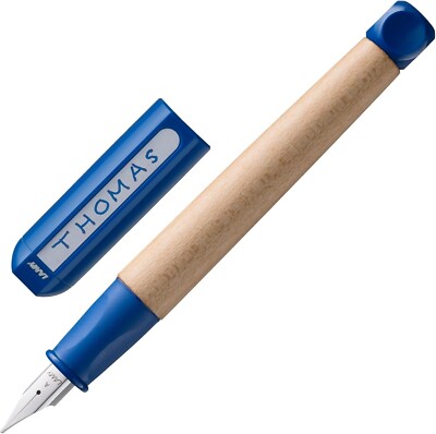 Lamy ABC Fountain Pen Child Right-Handed Polished Steel Nib Maple Wood Size A