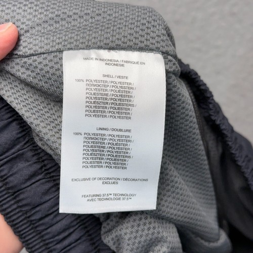 Bauer Team Windbreaker Pants Boys Large Black Mesh Lined Hockey Athletic Workout - Picture 8 of 8