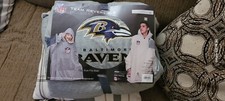Baltimore Ravens Hoodie One Size Oversized Reversible Foco Hoodeez New  NFL 