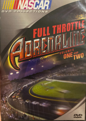 NASCAR Full Throttle Adrenaline Volumes 1 And 2 region 1 DVD (2 disc) car racing