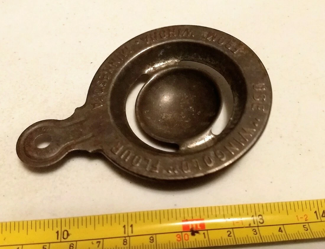 Vintage Wingold Flour Winona Minnesota Advertising Tin Egg Separator
Opens in a new window or tab