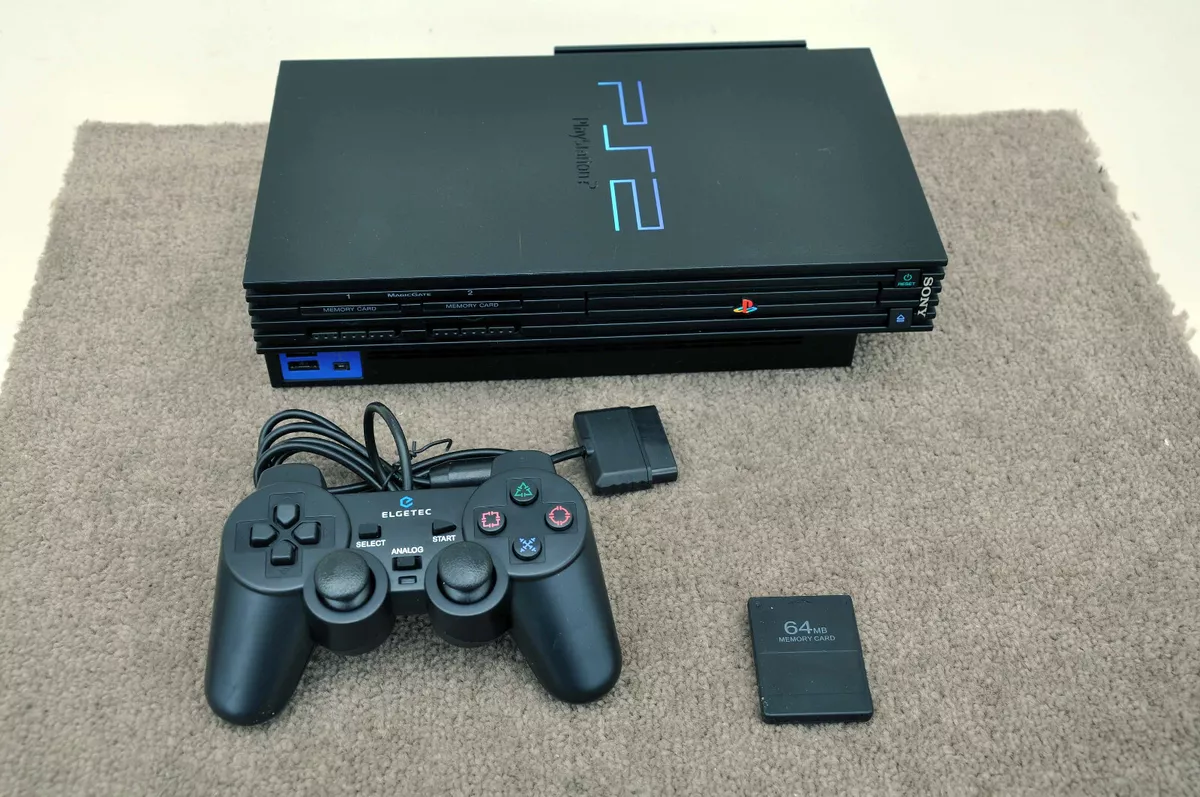 Black Playstation 2 2TB Hard Drive New Laser 3 Month Warranty