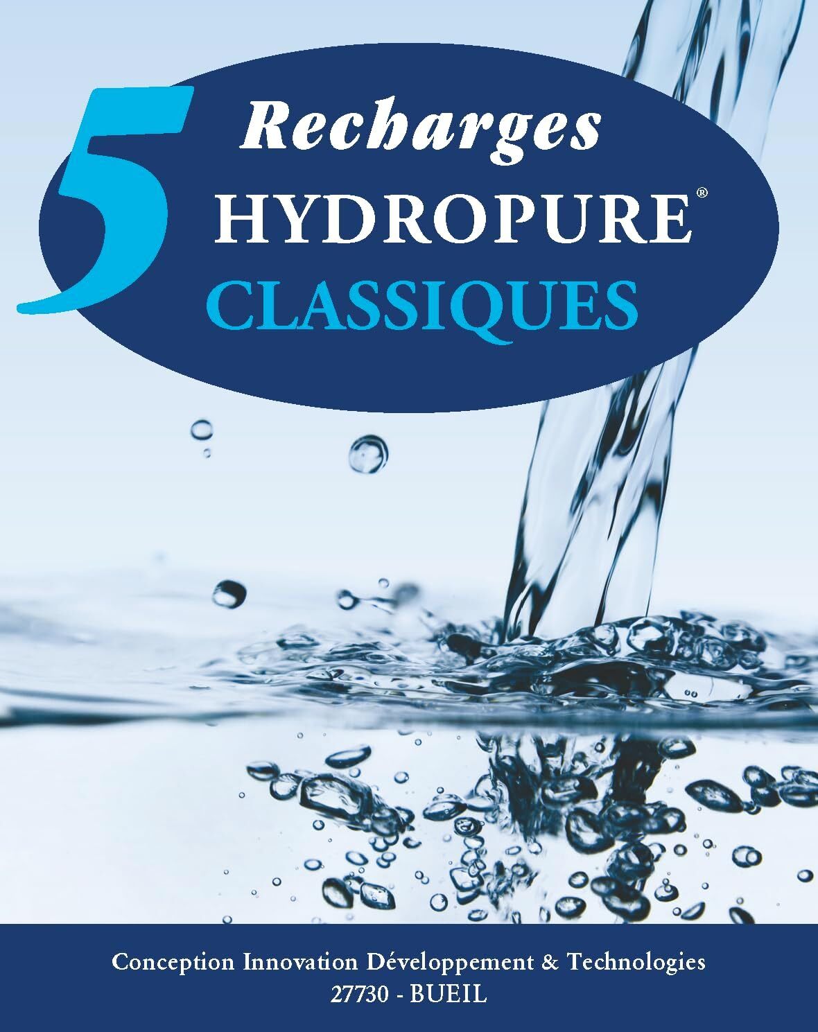 Penna a Sfera Refill Classic 5 Filtro Hydropure