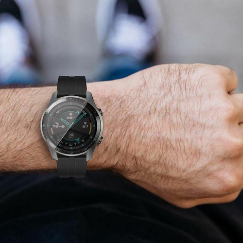 Watch Frame Cover Full Protective Case Cover For Huawei Watch gt 2 Case Cover - Foto 9 di 18