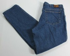 Men’s Lands End Jeans 38 x 32 Vintage Made In USA Great Condition Tapered Leg