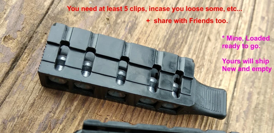 1 peça.  Novo clipe Crosman para M4-177, 781, 782 desconto para quantidade maior. - Imagem 4 de 4