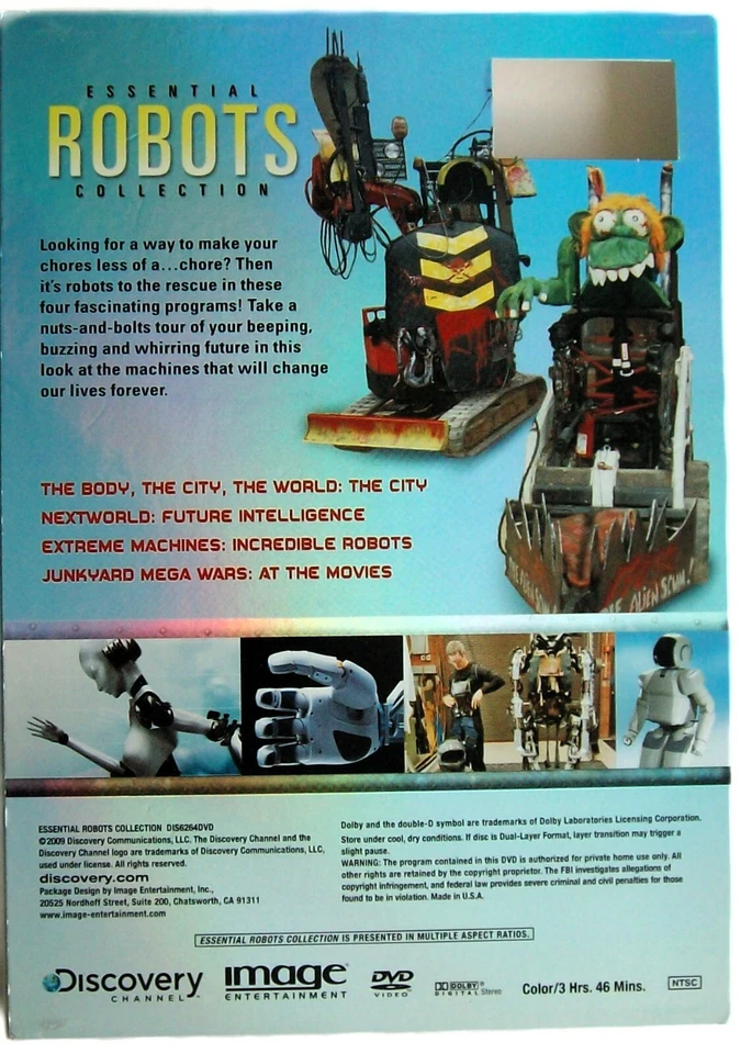 Essential Robots Collection: Nextworld/ Extreme Machine (DVD, 2012, Anime) - Image 2 of 4