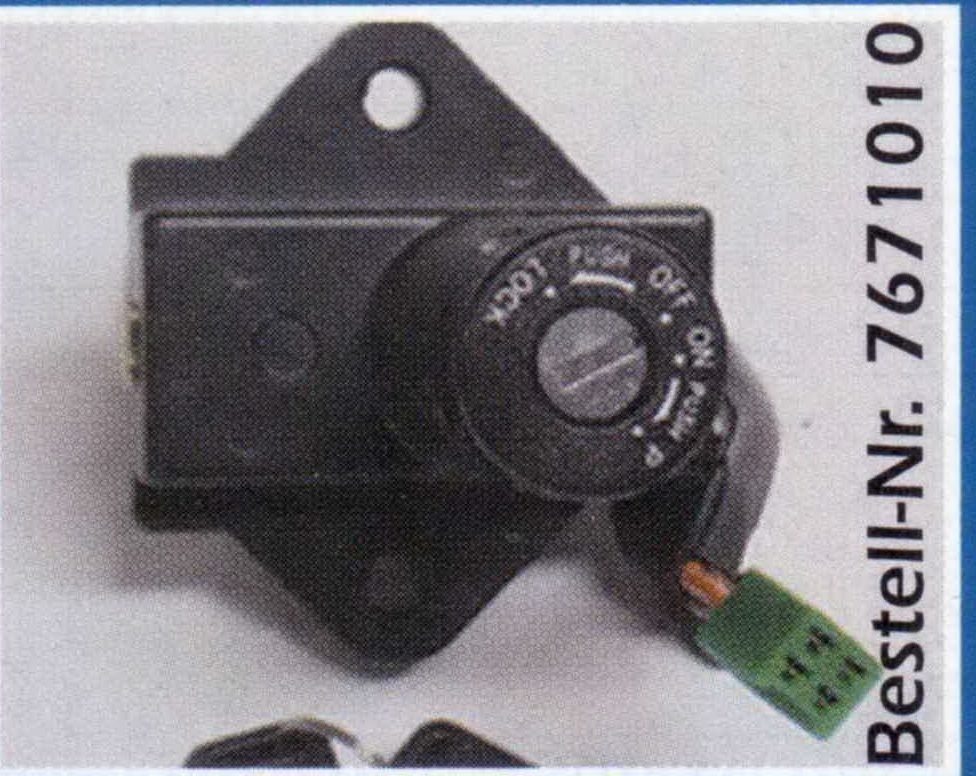 Contacteur à clé Neiman pour moto Suzuki GSX 400 FE Katana référence 7671010