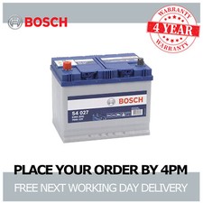 Bosch S4027 Car Battery 12V Sealed Calcium 4 Yr Warranty Type 069