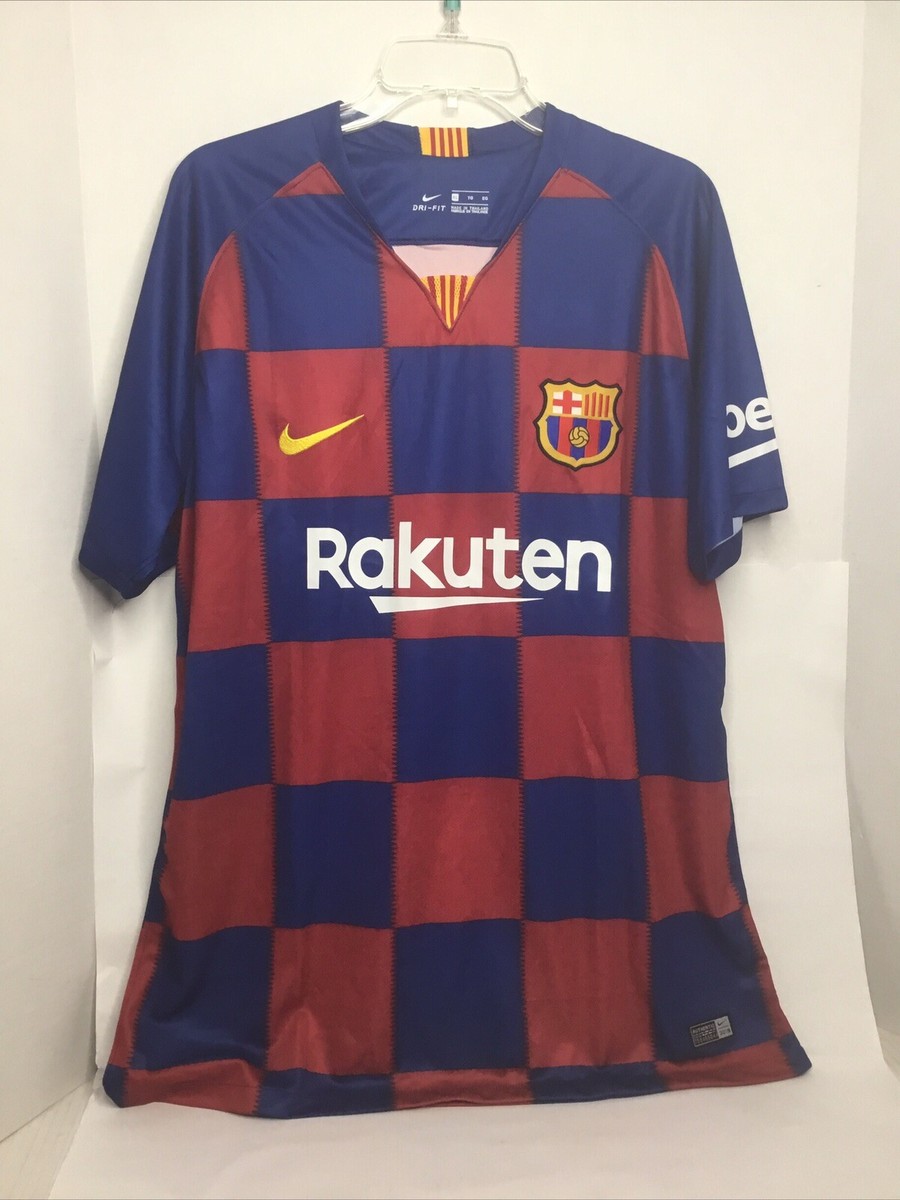Nike Dri Fit Barcelona 2019/2020 Home Kit Soccer Jersey X-Large
