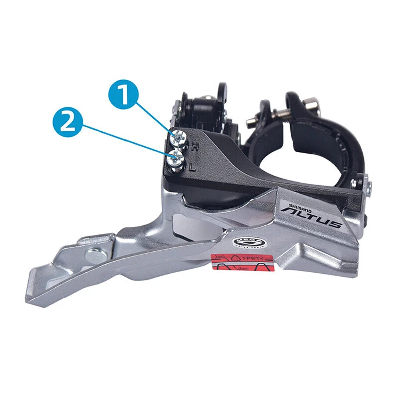 Shimano Aluts FD-M370 3*9 Speed MTB Bike Front Derailleur 34.9MM Dual Pull - Image 3 of 4