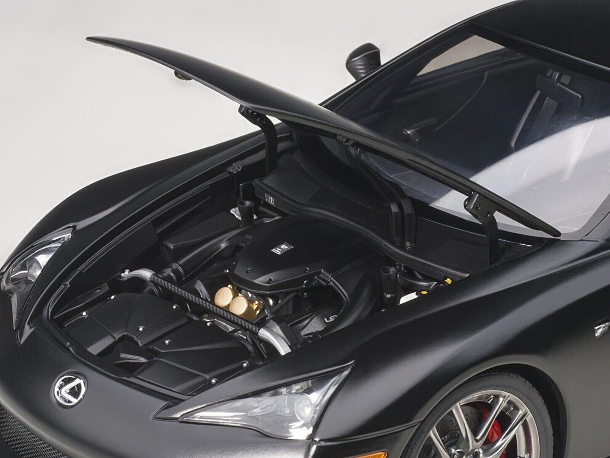 1/18 Scale Lexus LFA (Matt Black) Composite Model Car By