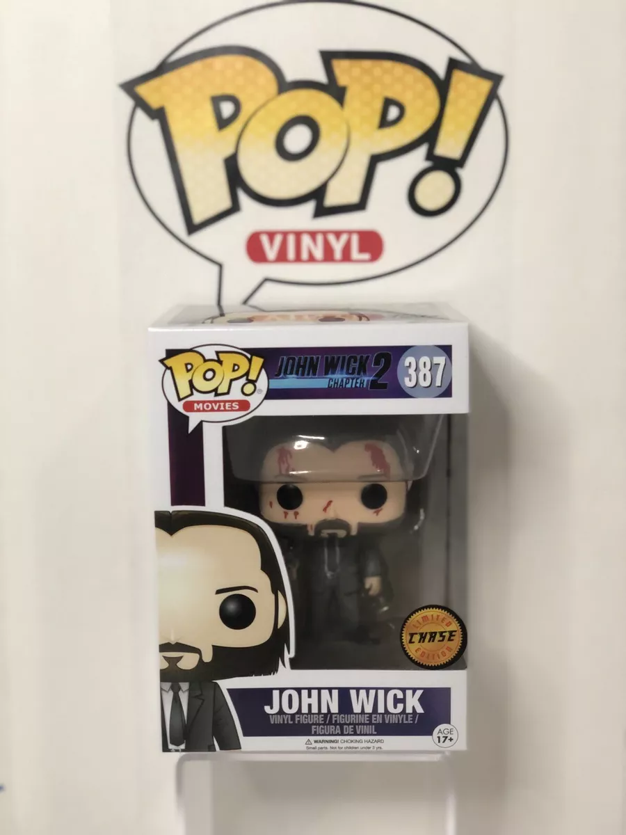 Funko Pop Original 1st YEAR 2016 John Wick Bloody Chase 387 Authentic Movies