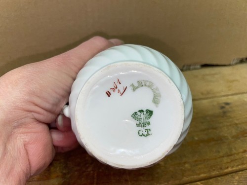 Vintage Mustache Teacup Cup Floral CT Altwasser Germany - Picture 4 of 5