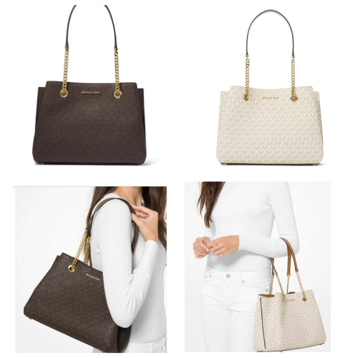 Mk teagan satchel large new arrivals